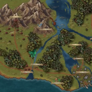 Empire Fable World Map