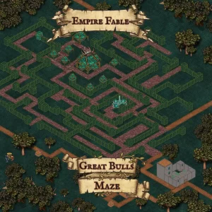 Isometric Map of a location of interest in Empire Fable