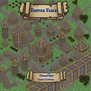 Great Cathedral of OceanDeep Isometric Map Product