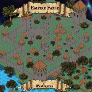 Isometric Map of a location of interest in Empire Fable